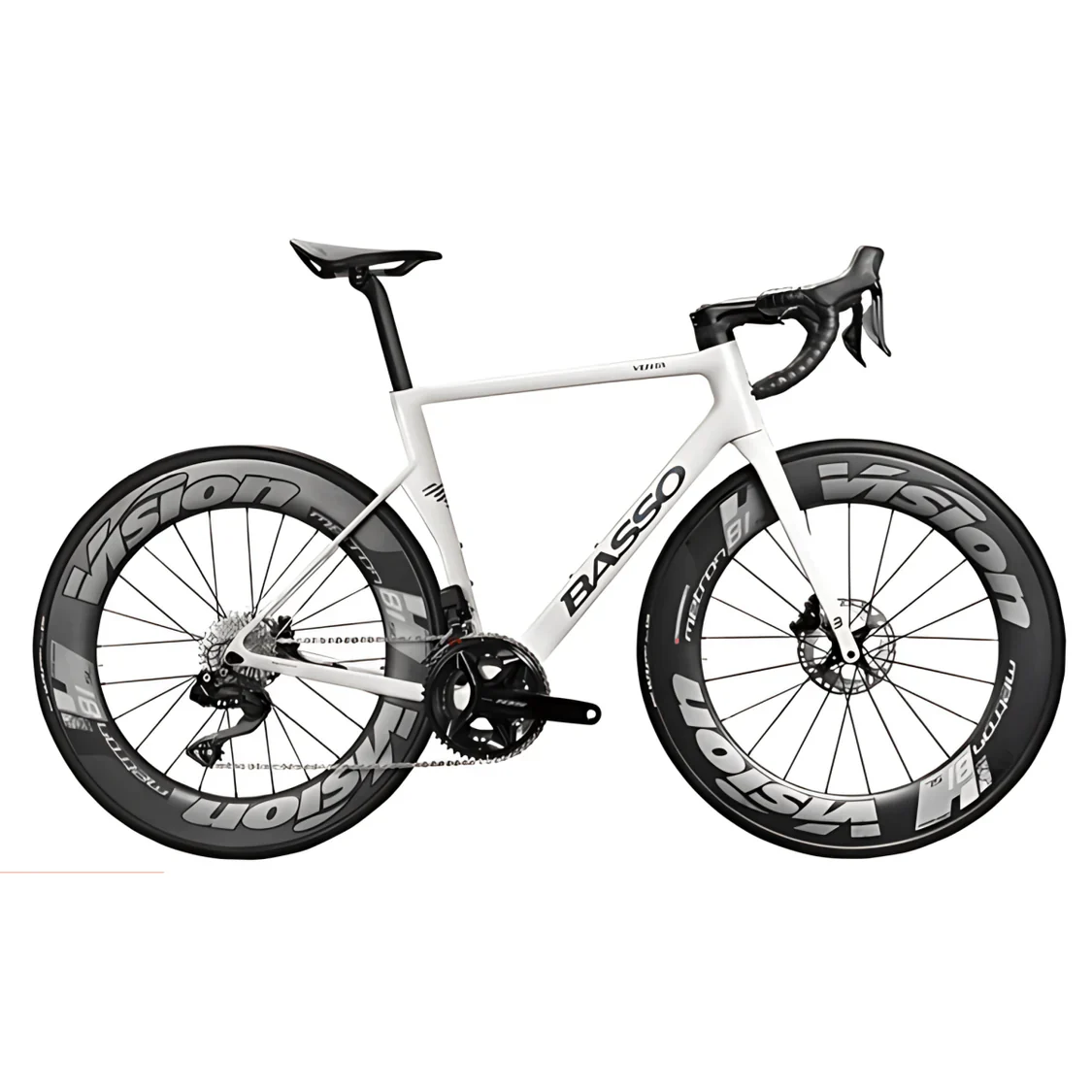 BASSO VENTA R 105 DI2 VISION METRON 81 (PEARL WHITE)