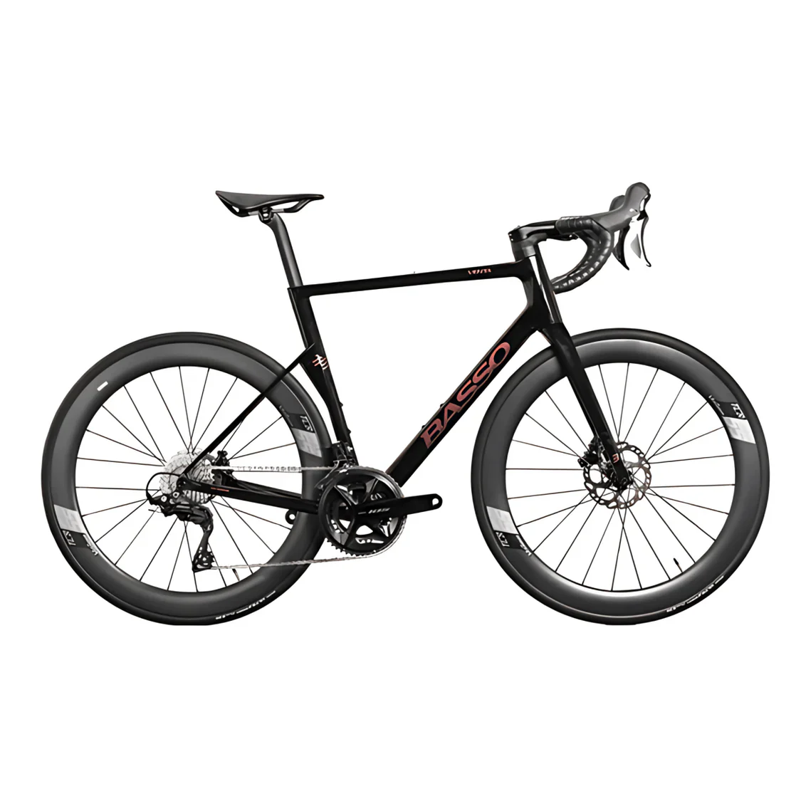 BASSO VENTA R 105 DI2 VISION METRON 81 (MAGMA BLACK)